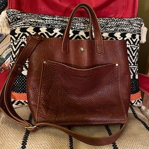 Portland Leather Goods Mini Crossbody Tote